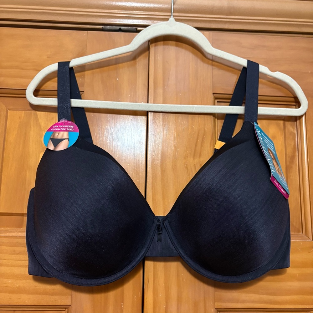 Vanity Fair Black Smooth T-Shirt Bra